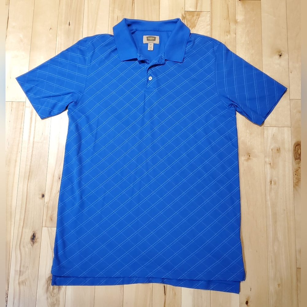 New Foundry Supply Co. Mens Quick-Dri Blue Polo Shirt (Xlt)